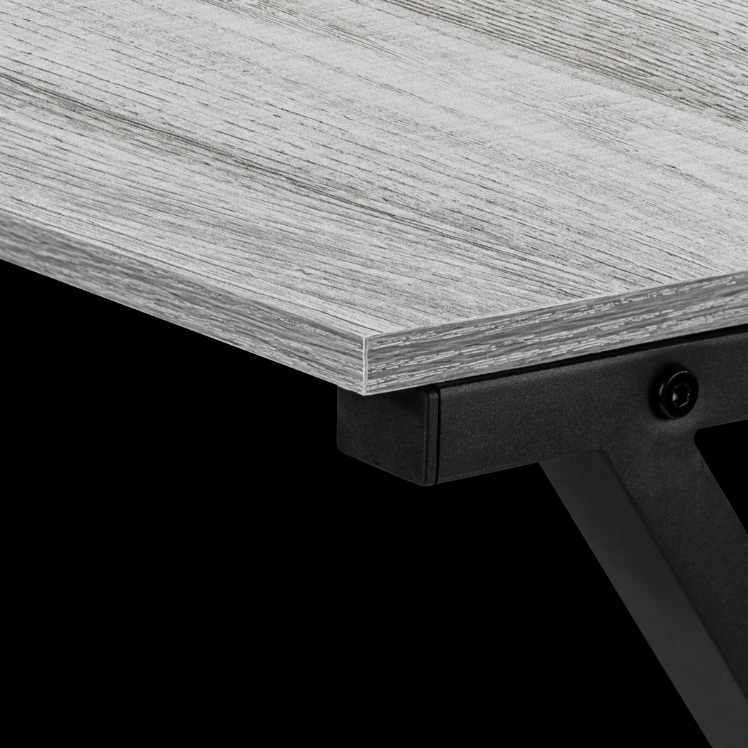 Danalyn Gray L-Shaped Computer Desk - Thumbnail - Image 10