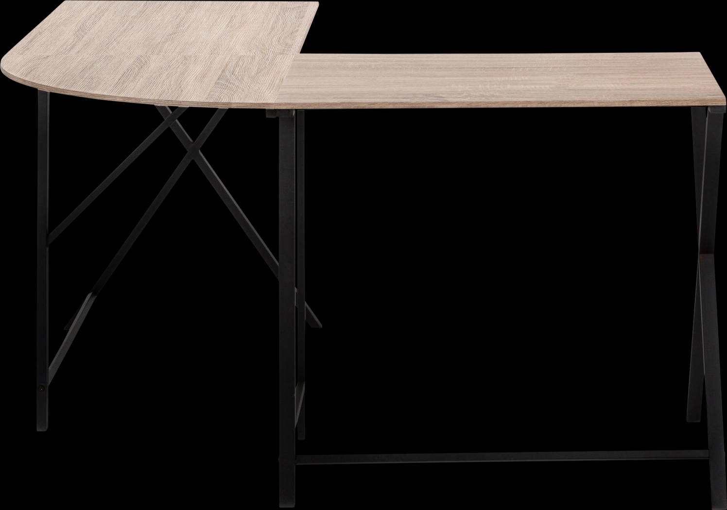 Danalyn Taupe L-Shaped Computer Desk - Thumbnail - Image 6
