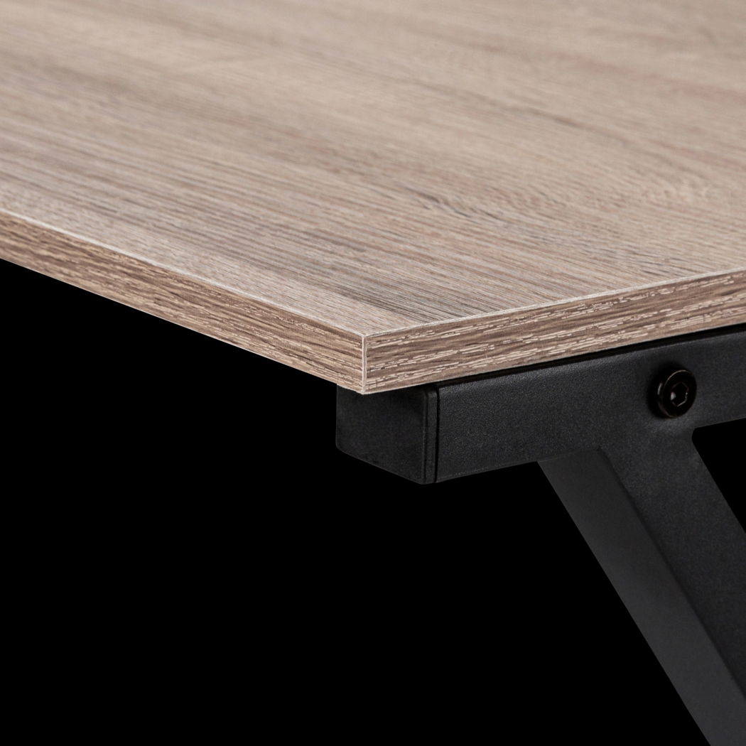 Danalyn Taupe L-Shaped Computer Desk - Thumbnail - Image 10