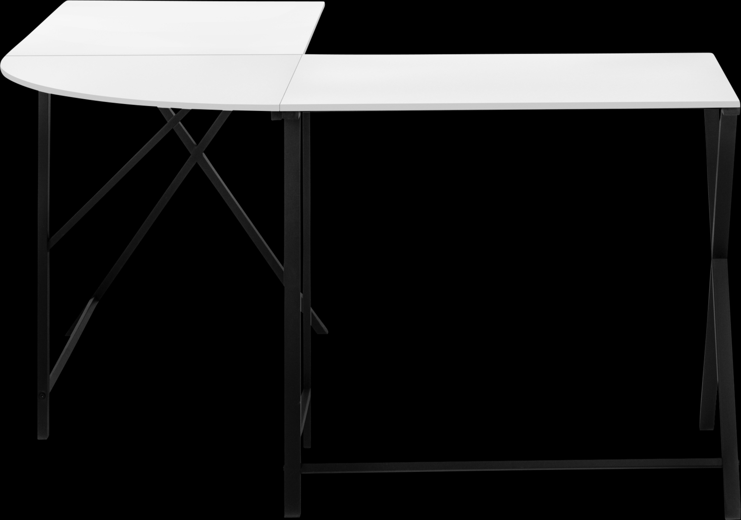 Danalyn White L-Shaped Computer Desk - Thumbnail - Image 6