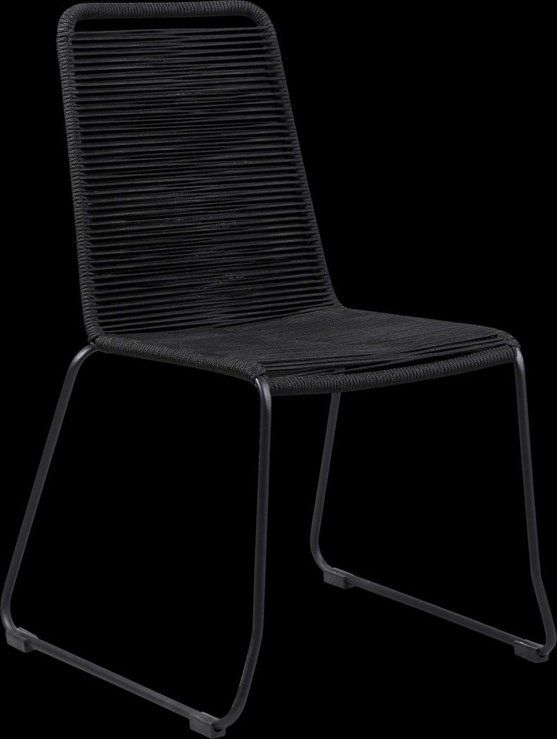 Danburry Black 3 PC Outdoor Dining Set - Thumbnail - Image 3