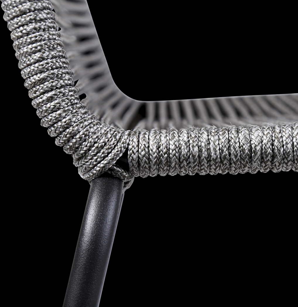 Danburry Gray 3 PC Outdoor Dining Set - Thumbnail - Image 5