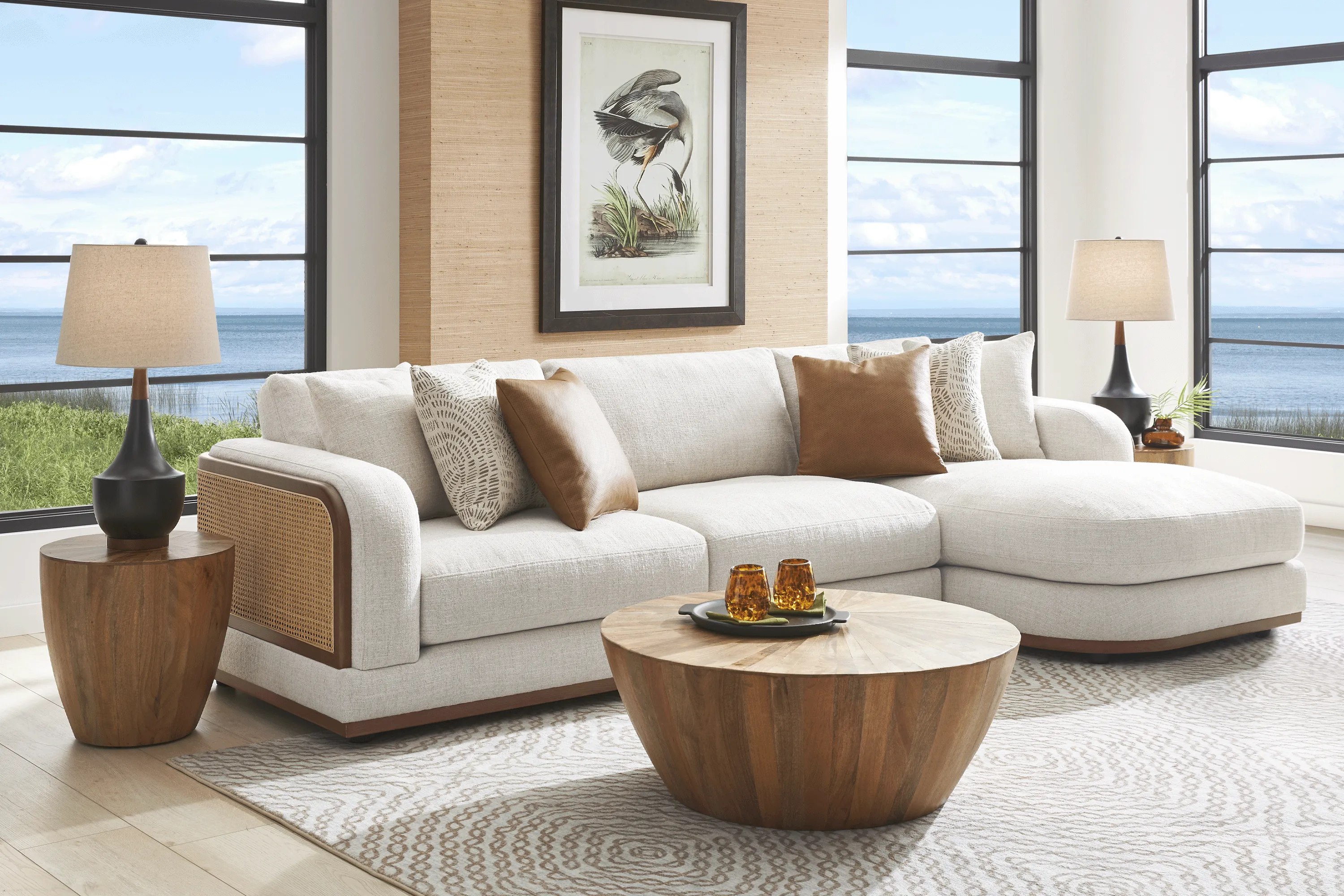 Danbury Lakes Wheat 2 Pc Sectional - Thumbnail - Image 2