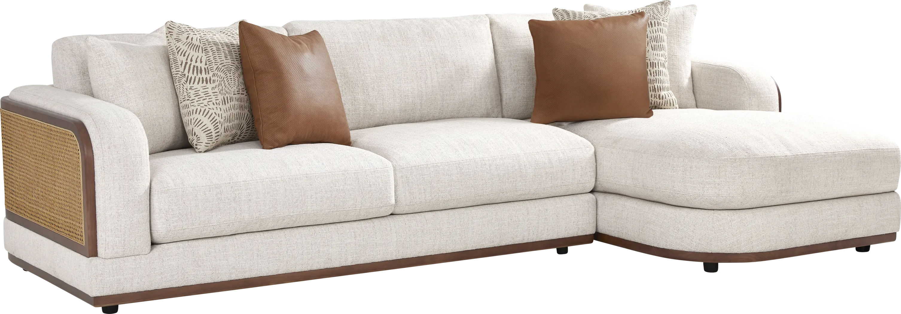 Danbury Lakes Wheat 2 Pc Sectional - Thumbnail - Image 1
