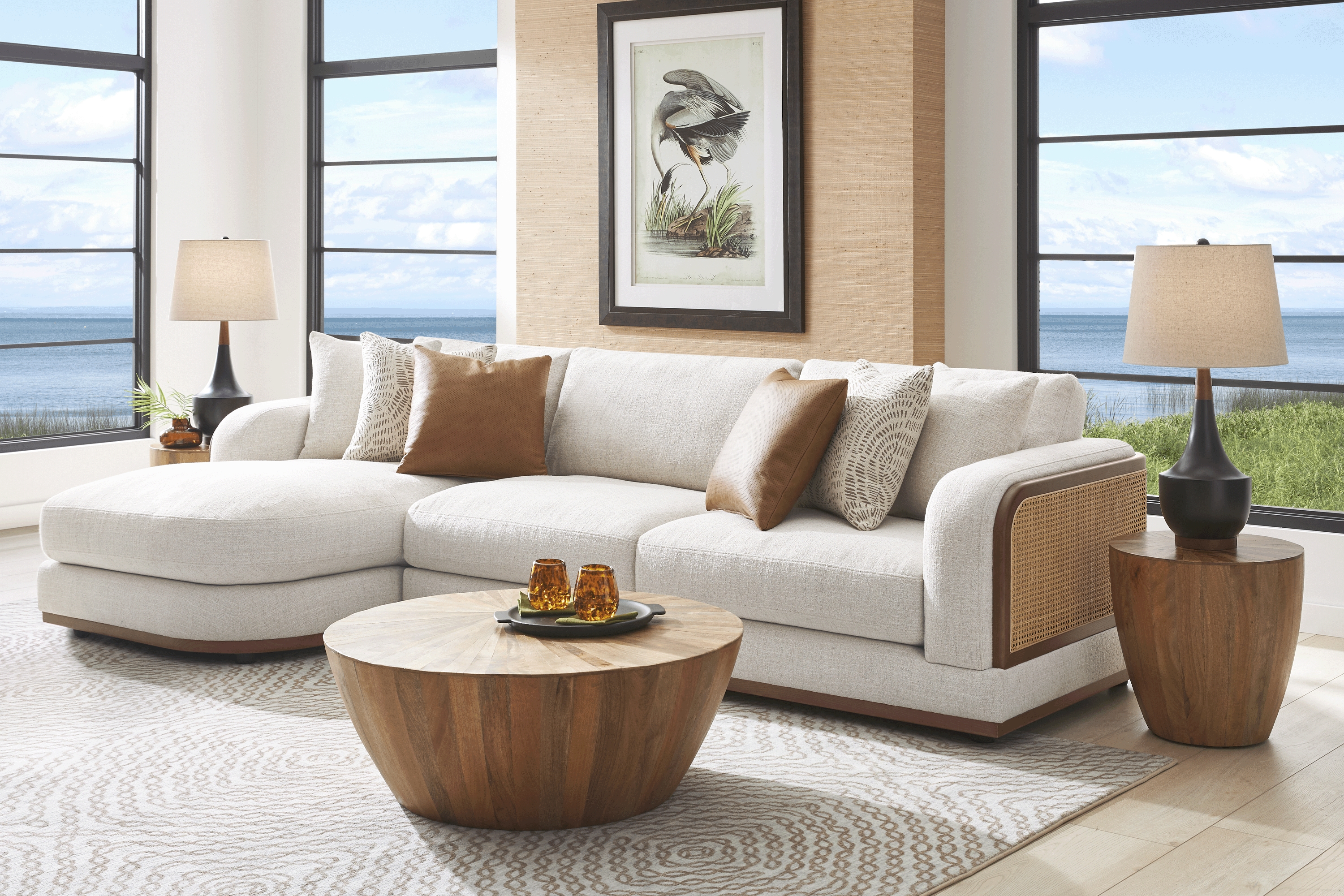Danbury Lakes Wheat 2 Pc Sectional - Thumbnail - Image 2