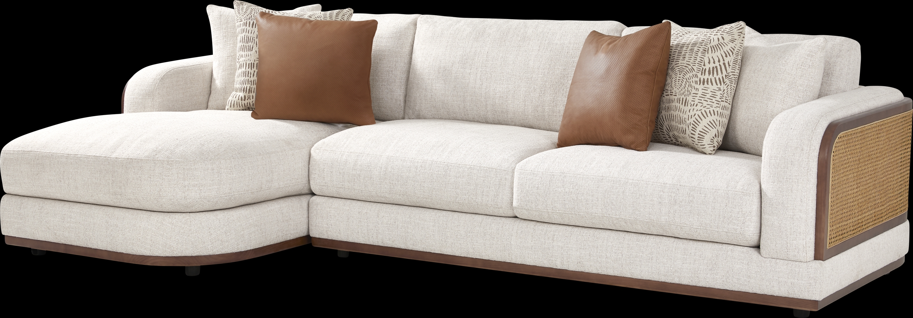 Danbury Lakes Wheat 2 Pc Sectional - Thumbnail - Image 1