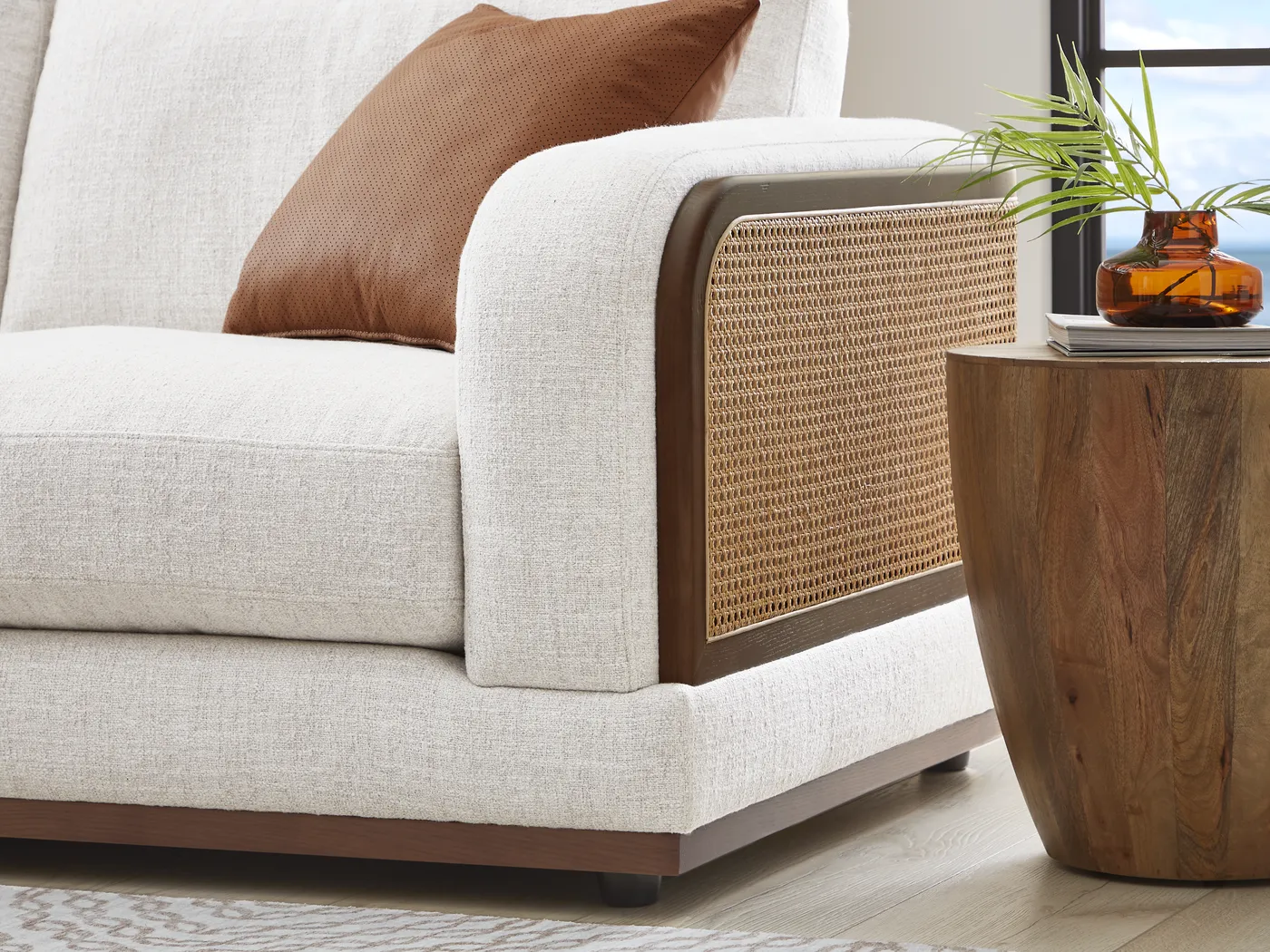 Danbury Lakes Wheat 4 Pc Sectional - Image 7