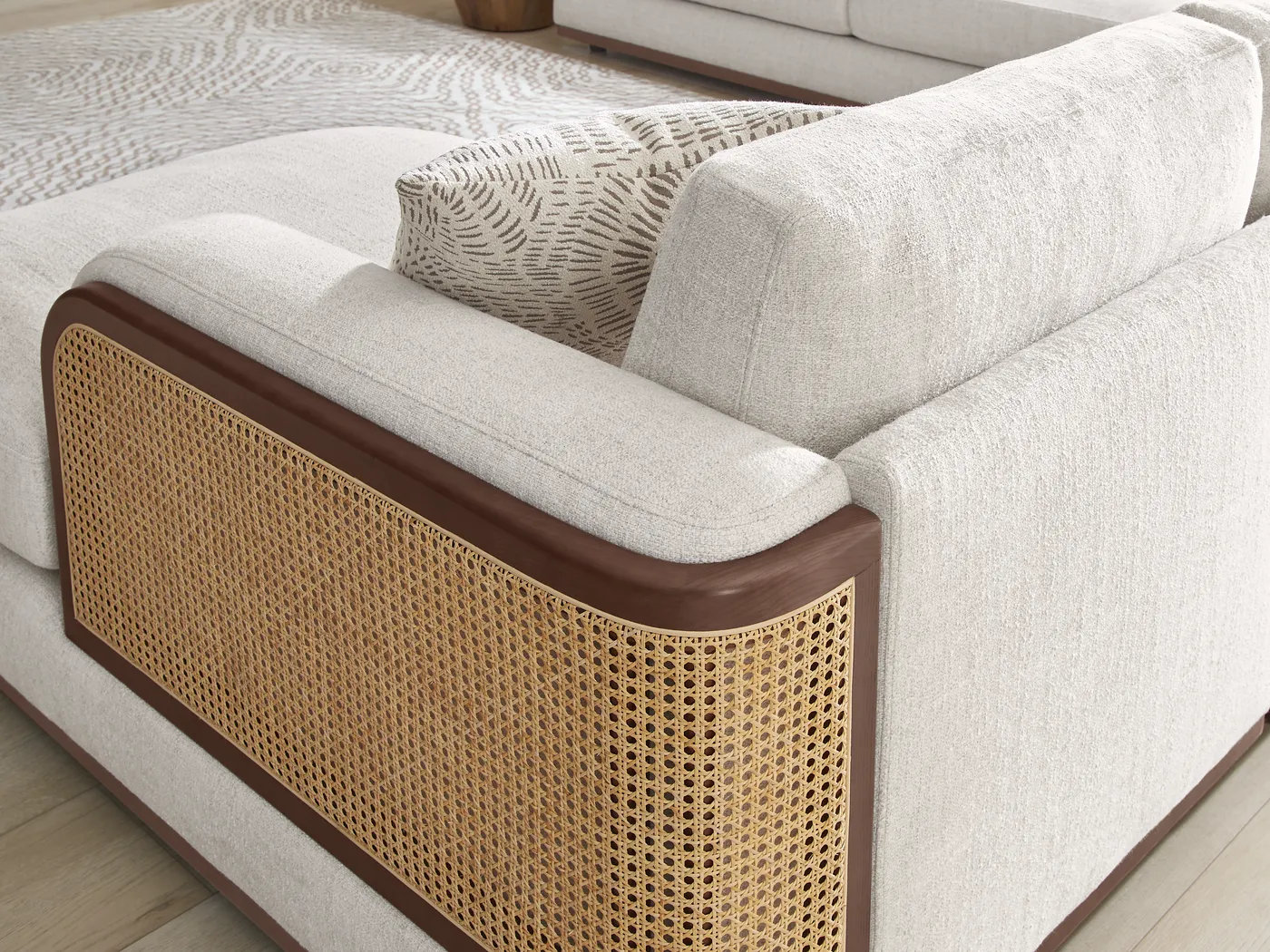 Danbury Lakes Wheat 4 Pc Sectional - Image 9