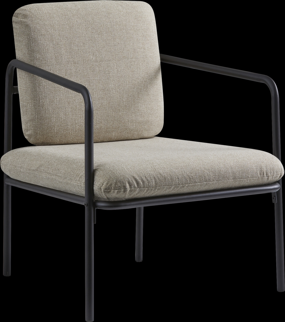 Danbury Way Beige Accent Chair - Thumbnail - Image 1
