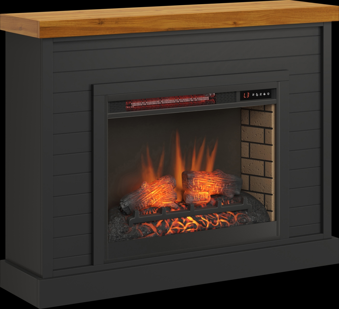 Trisano Black 48in. Console with Electric Fireplace - Thumbnail - Image 6