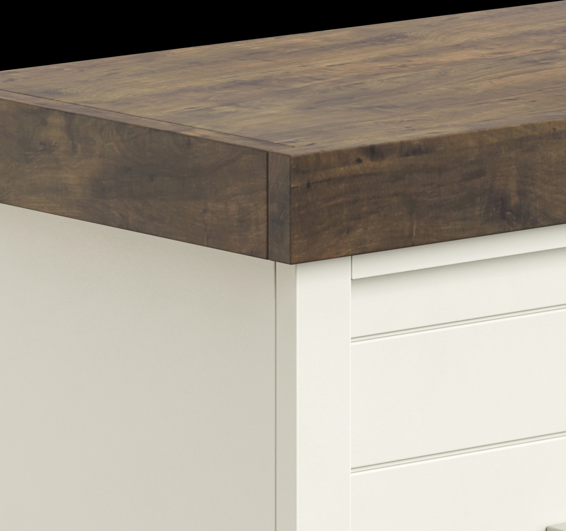 Trisano White 48in. Console with Electric Fireplace - Thumbnail - Image 4