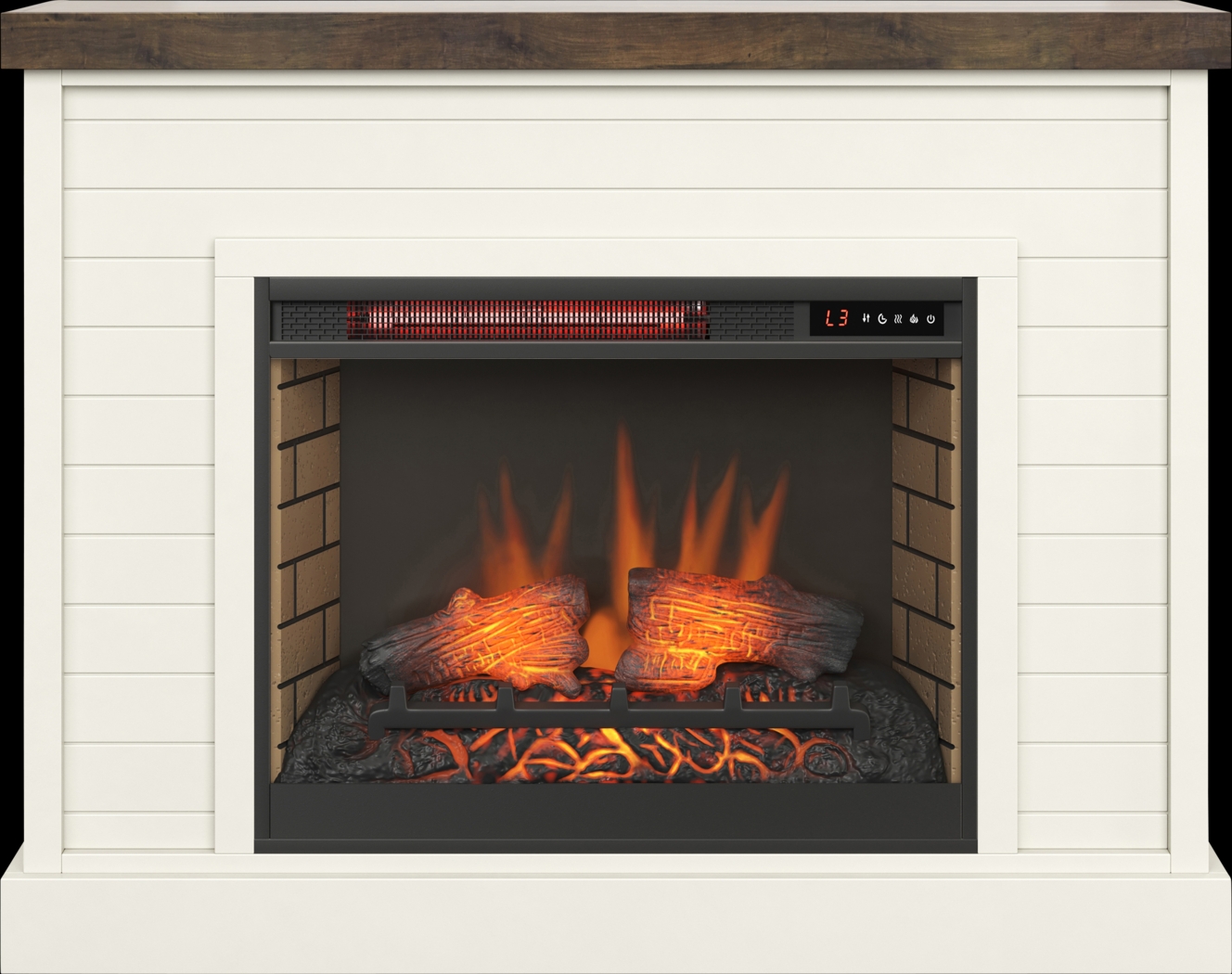 Trisano White 48in. Console with Electric Fireplace - Thumbnail - Image 6