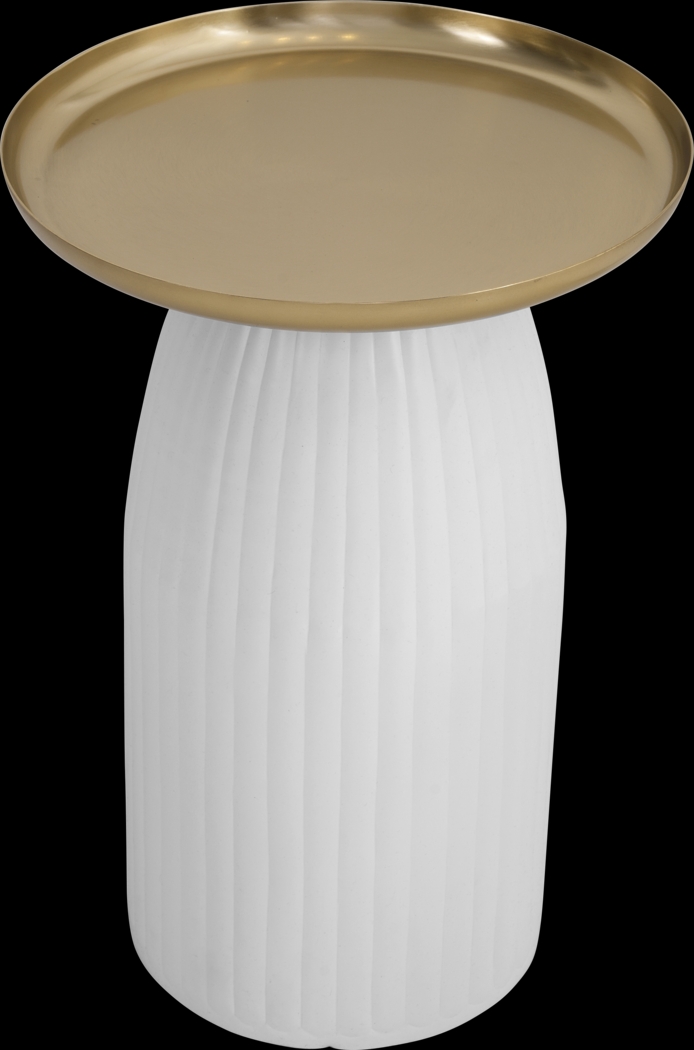 Dancause White Accent Table - Thumbnail - Image 2