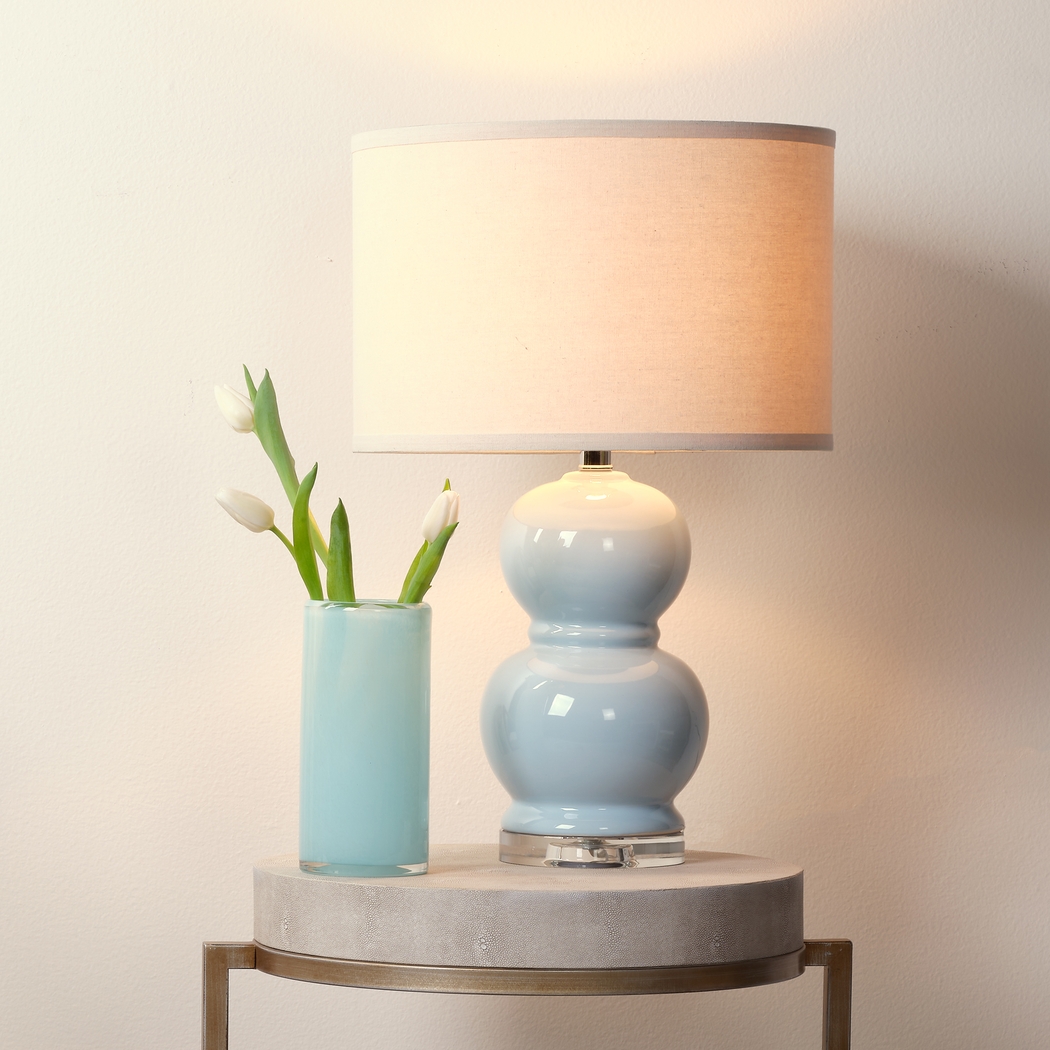 Daneen Court Blue Lamp - Thumbnail - Image 2