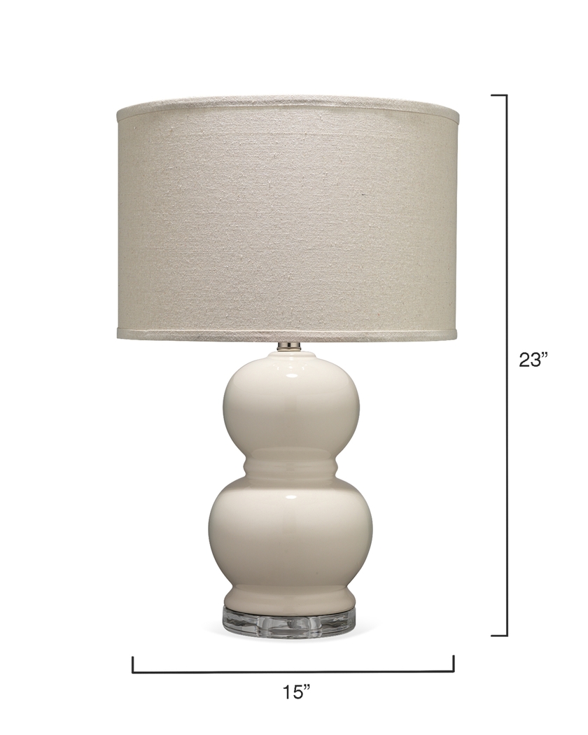 Daneen Court Cream Lamp - Thumbnail - Image 5
