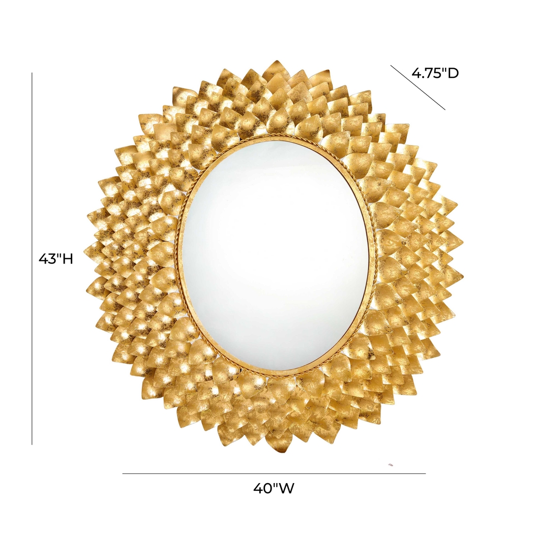 Danela Faye Gold Mirror - Thumbnail - Image 5