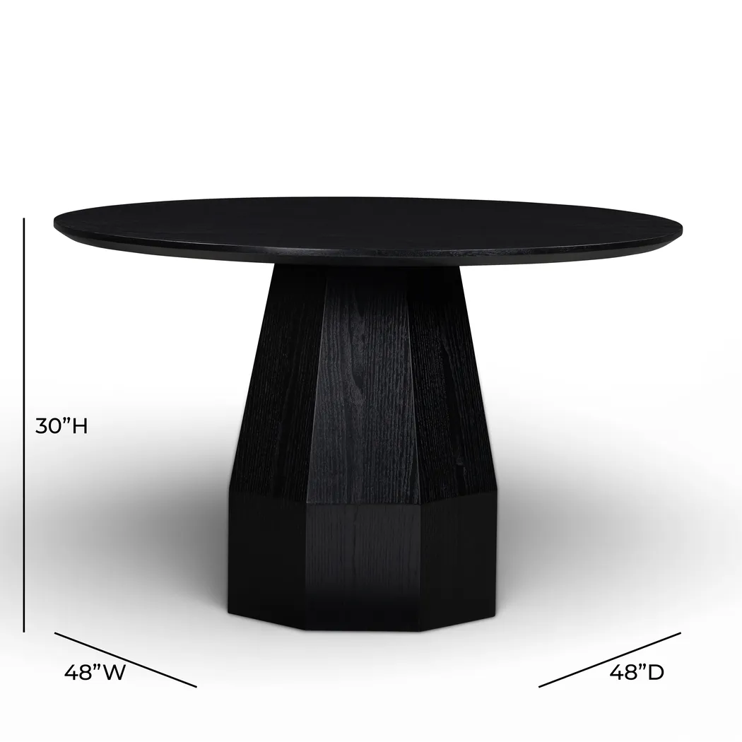 Daniat Black Dining Table - Thumbnail - Image 5