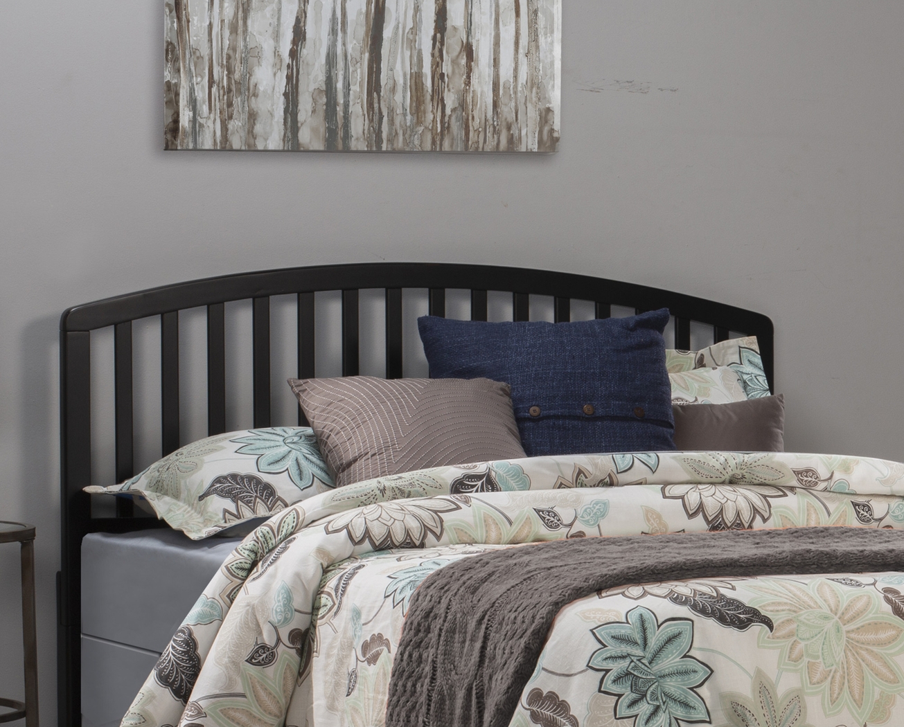 Daniva Black Full/Queen Headboard - Thumbnail - Image 2