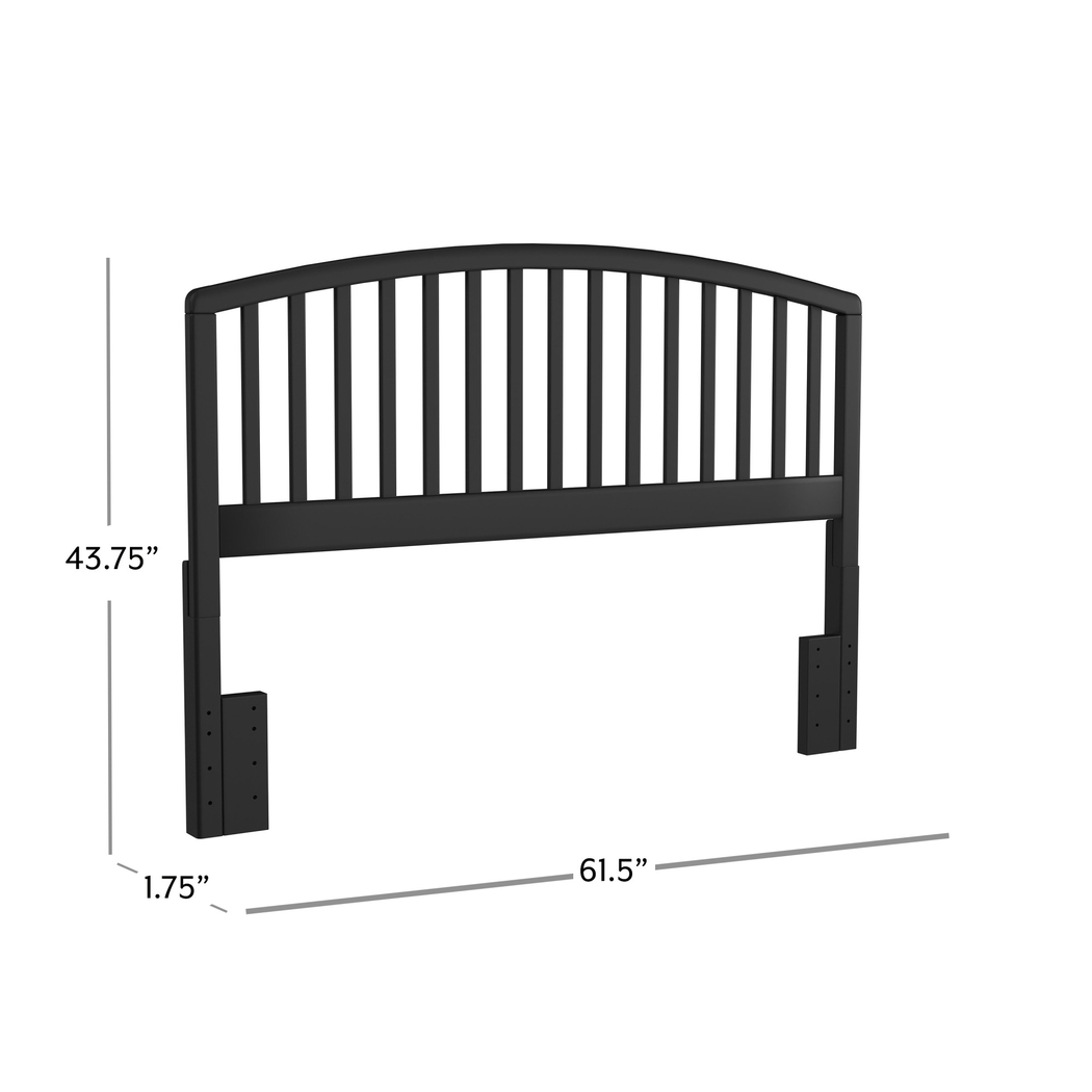 Daniva Black Full/Queen Headboard - Thumbnail - Image 5