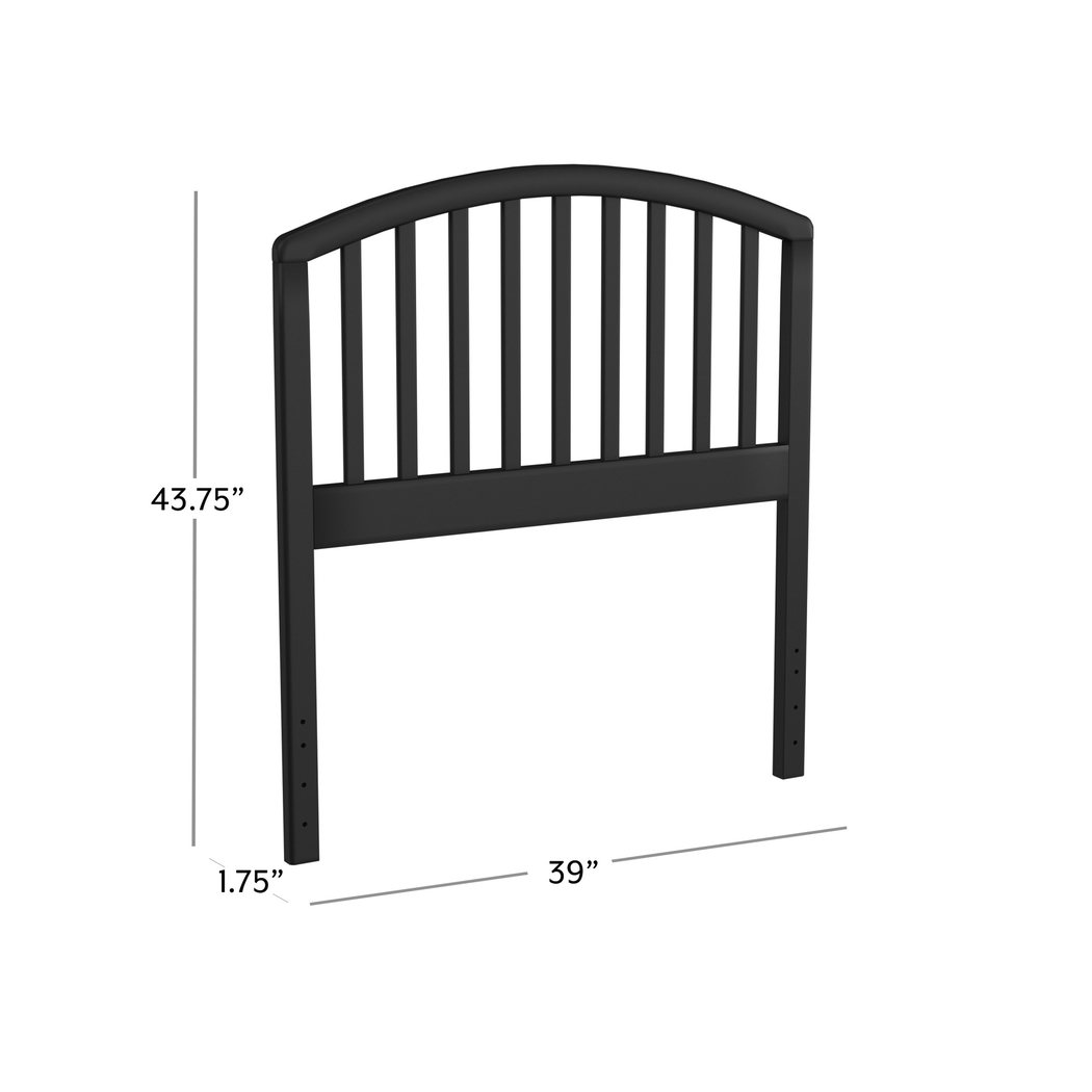 Daniva Black Twin Headboard - Thumbnail - Image 3