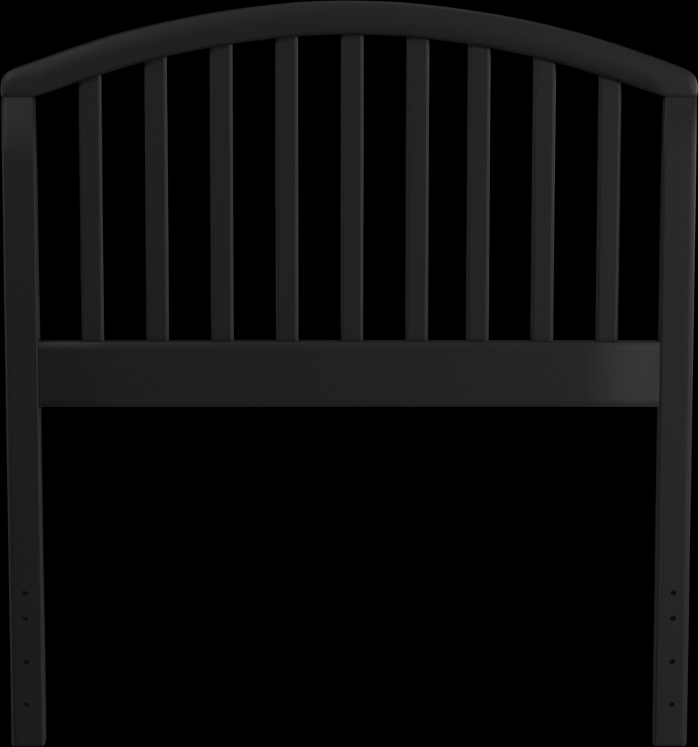 Daniva Black Twin Headboard - Thumbnail - Image 1