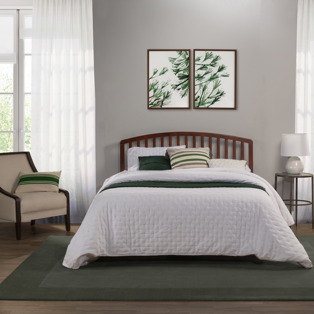 Daniva Brown Full/Queen Bed - Thumbnail - Image 3