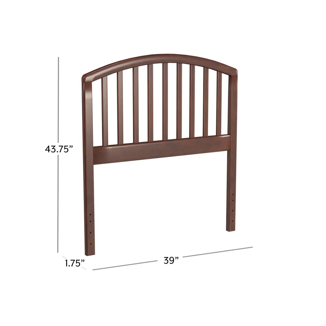 Daniva Brown Twin Headboard - Thumbnail - Image 3