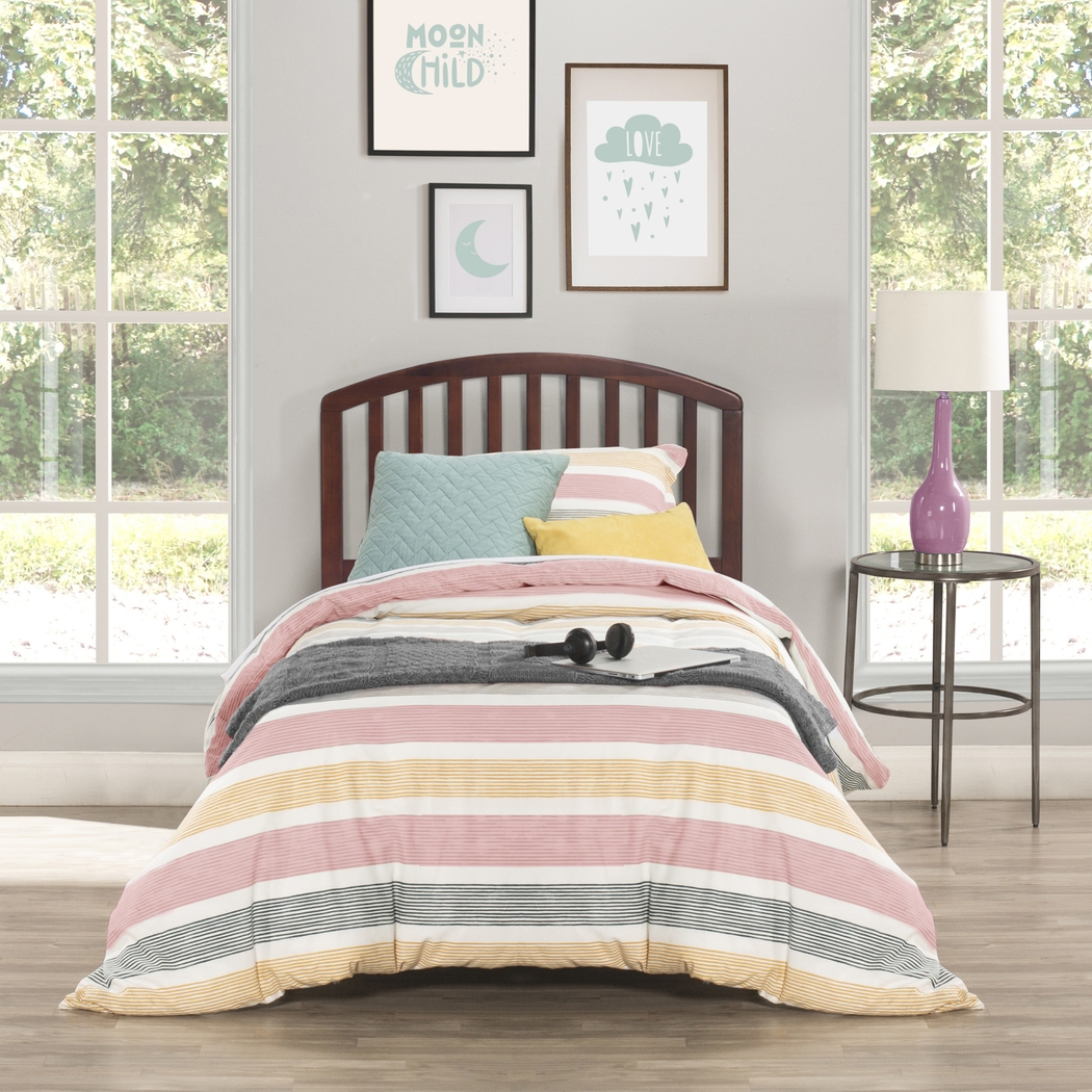 Daniva Dark Brown Twin Headboard - Thumbnail - Image 3