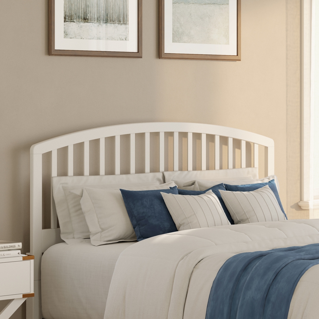 Daniva White Full/ Queen Headboard - Thumbnail - Image 2