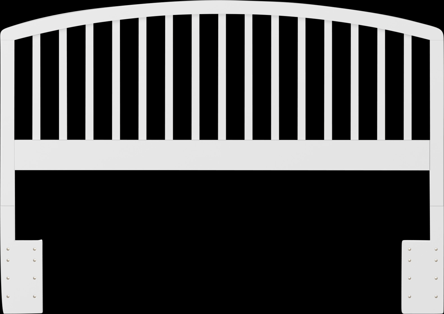 Daniva White Full/ Queen Headboard - Thumbnail - Image 1