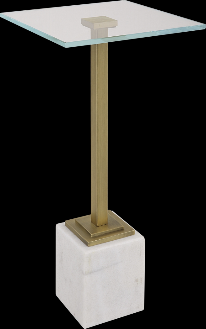 Daniyelle White Accent Table - Thumbnail - Image 1