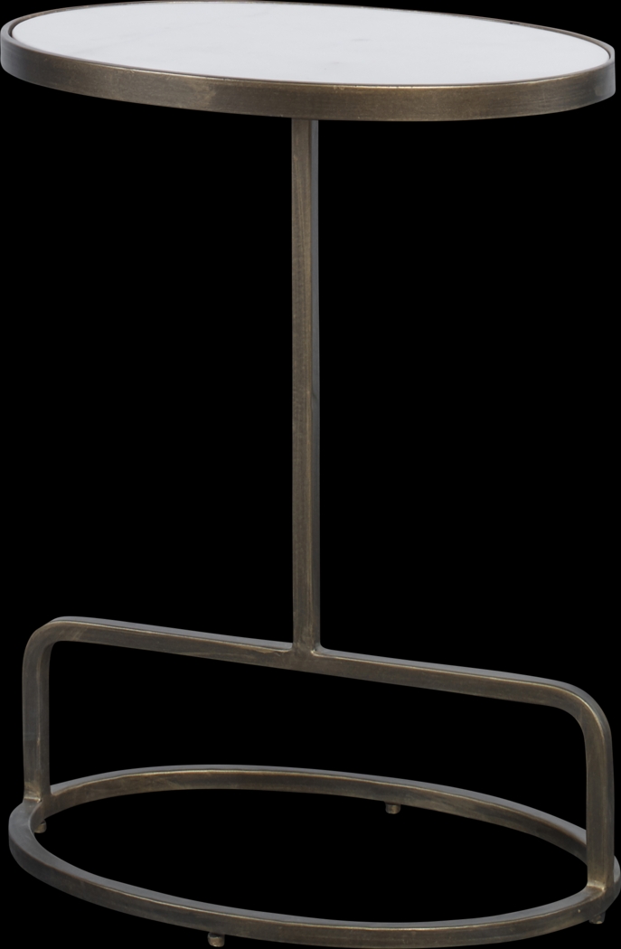 Dannager Gold Accent Table - Thumbnail - Image 1