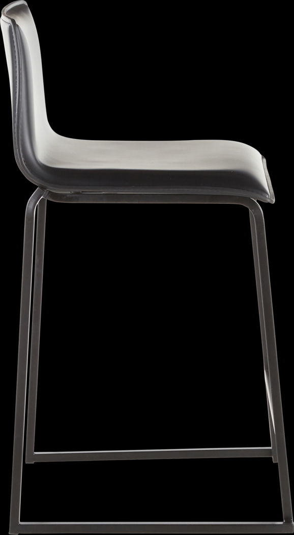 Dannelly Black Counter Height Stool, Set of 2 - Thumbnail - Image 3