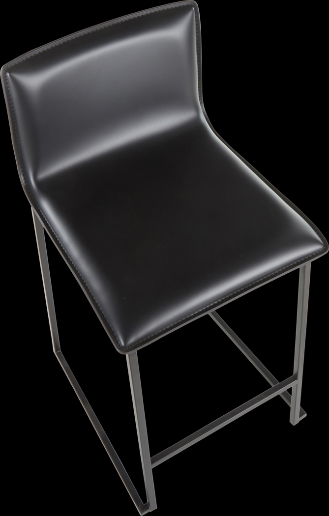 Dannelly Black Counter Height Stool, Set of 2 - Thumbnail - Image 7