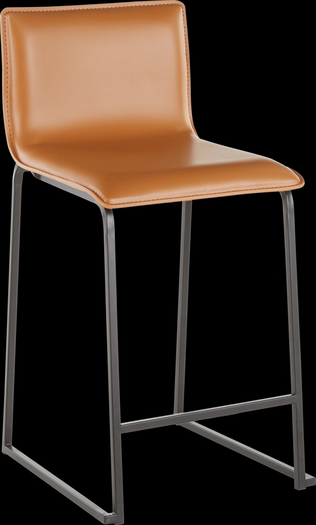 Dannelly Brown Counter Height Stool, Set of 2 - Thumbnail - Image 2