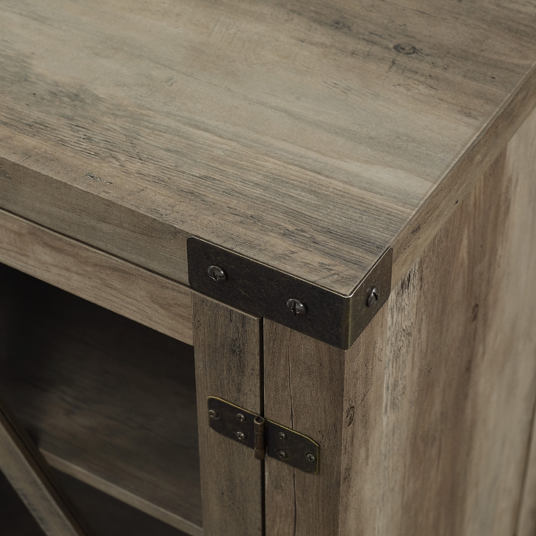 Dannelly Gray 58 in. Console, With Electric Fireplace - Thumbnail - Image 4