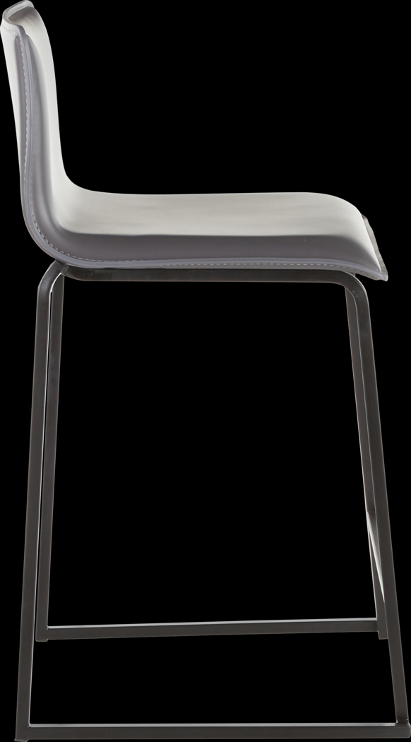 Dannelly Gray Counter Height Stool, Set of 2 - Thumbnail - Image 2