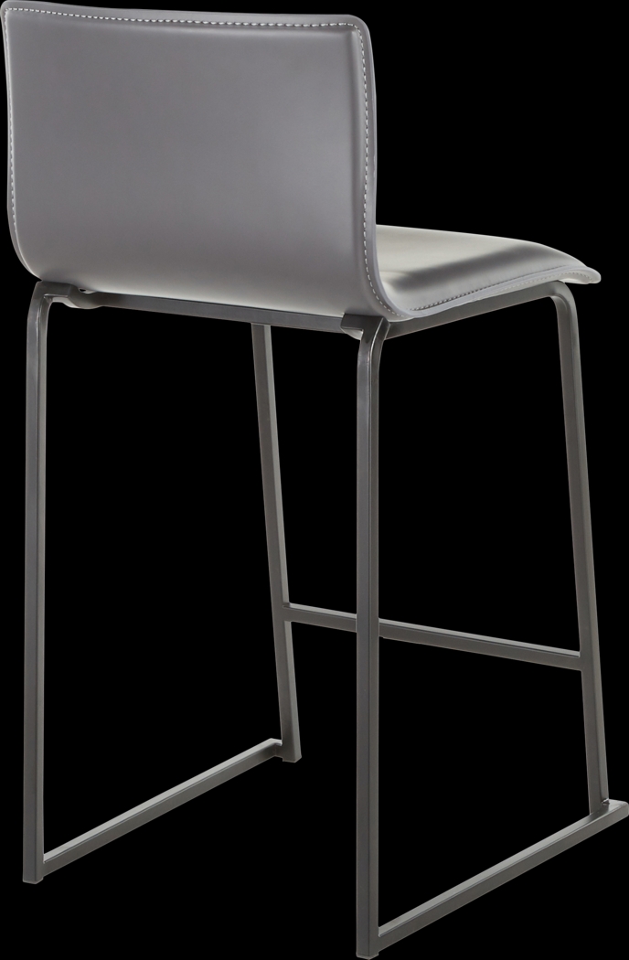 Dannelly Gray Counter Height Stool, Set of 2 - Thumbnail - Image 4