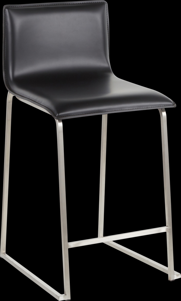 Dannelly Grove Black Counter Height Stool, Set of 2 - Thumbnail - Image 2