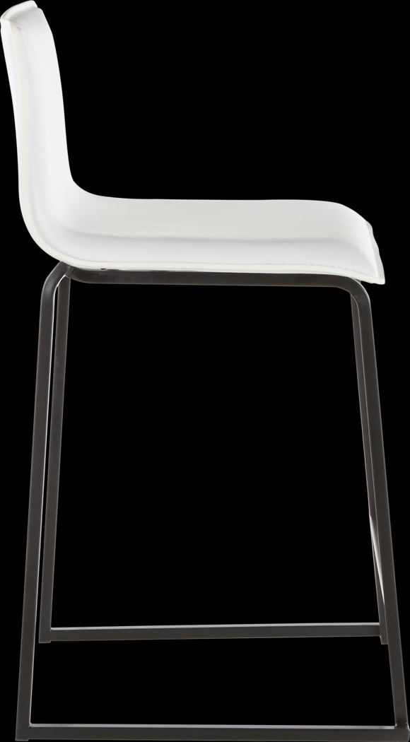 Dannelly White Counter Height Stool, Set of 2 - Thumbnail - Image 3