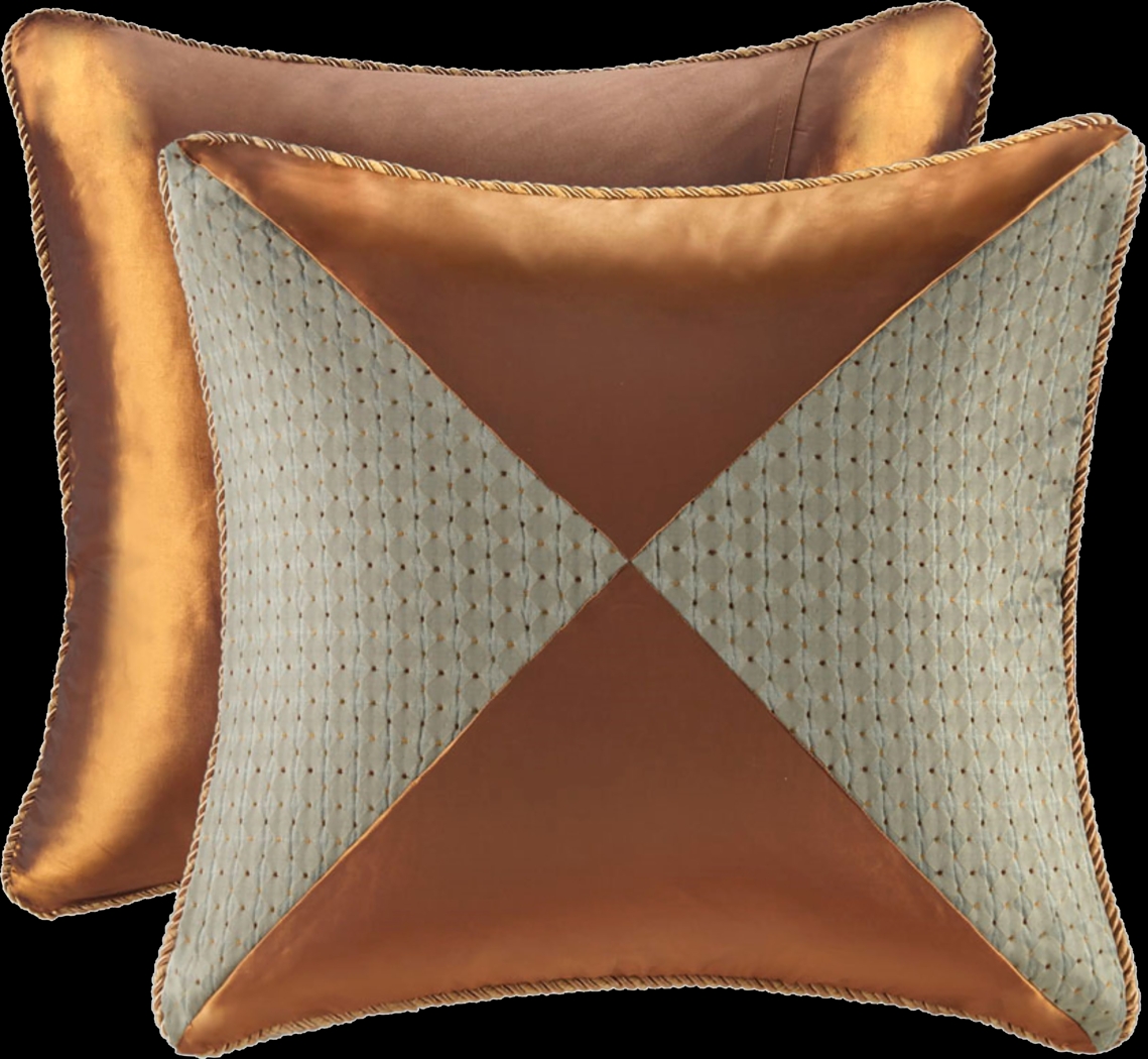 Danom, Brown 10pc King Comforter Set - Thumbnail - Image 4