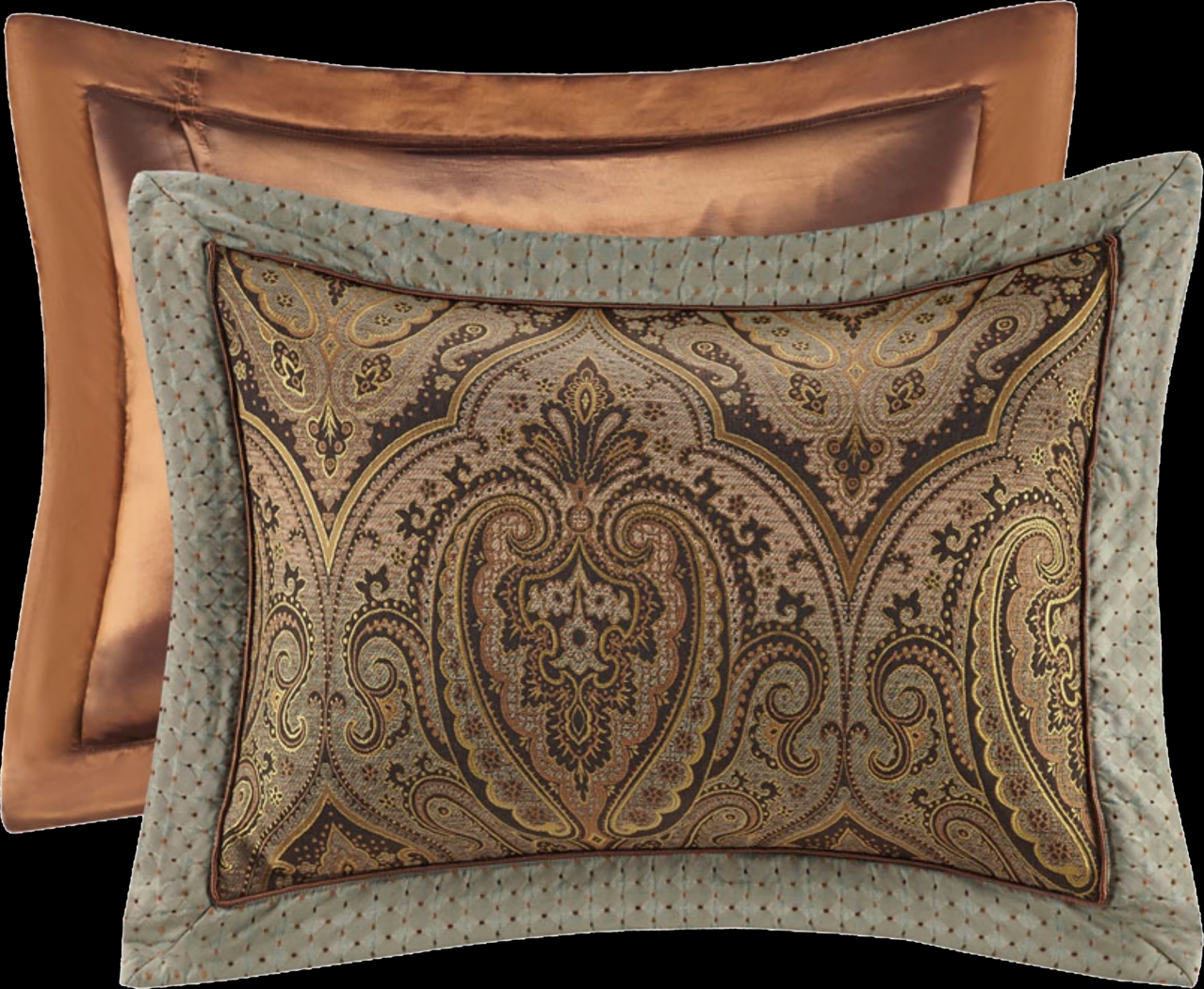 Danom Brown 9pc Queen Comforter Set - Thumbnail - Image 9