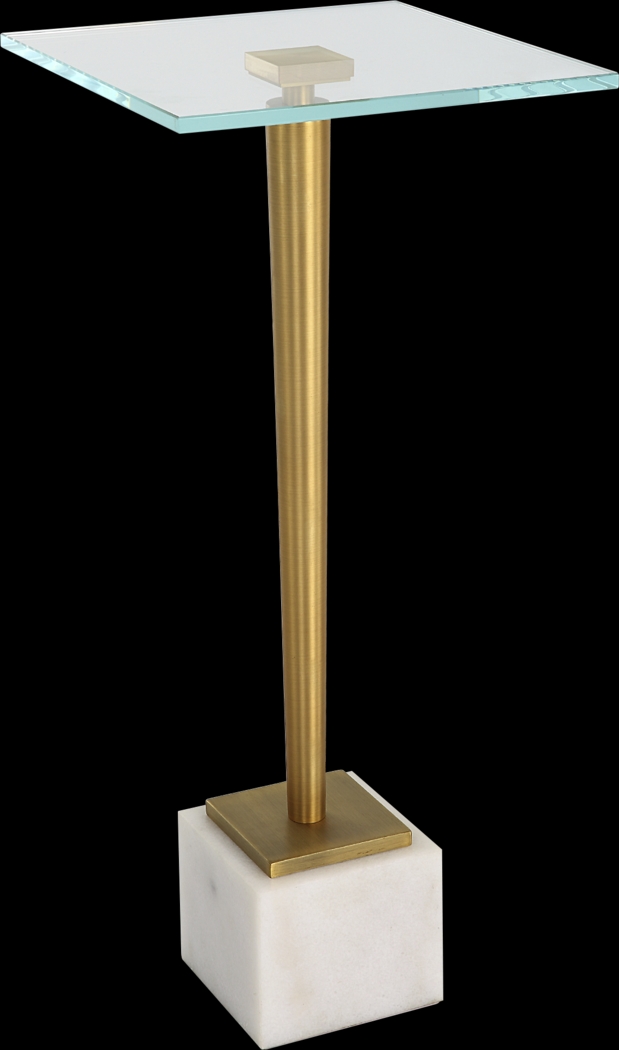 Danom White Accent Table - Thumbnail - Image 1