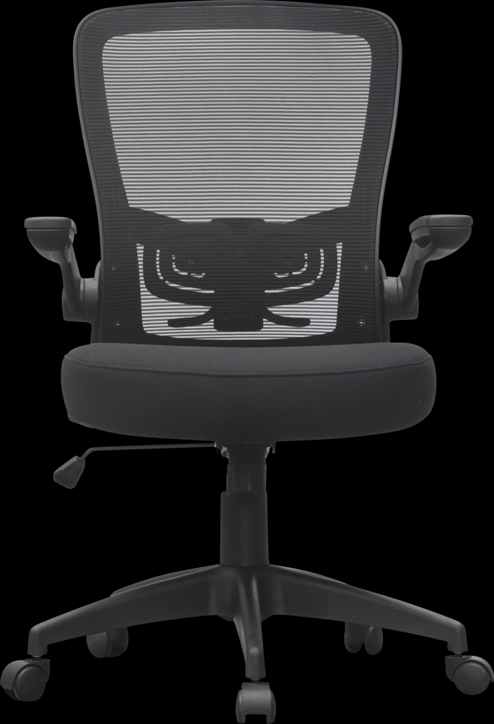 Danquah Black Desk Chair - Thumbnail - Image 4