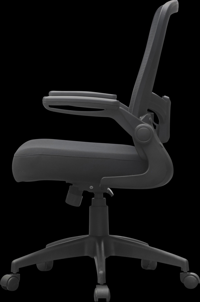 Danquah Black Desk Chair - Thumbnail - Image 6