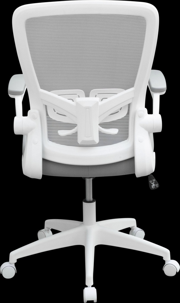 Danquah Gray Desk Chair - Thumbnail - Image 4