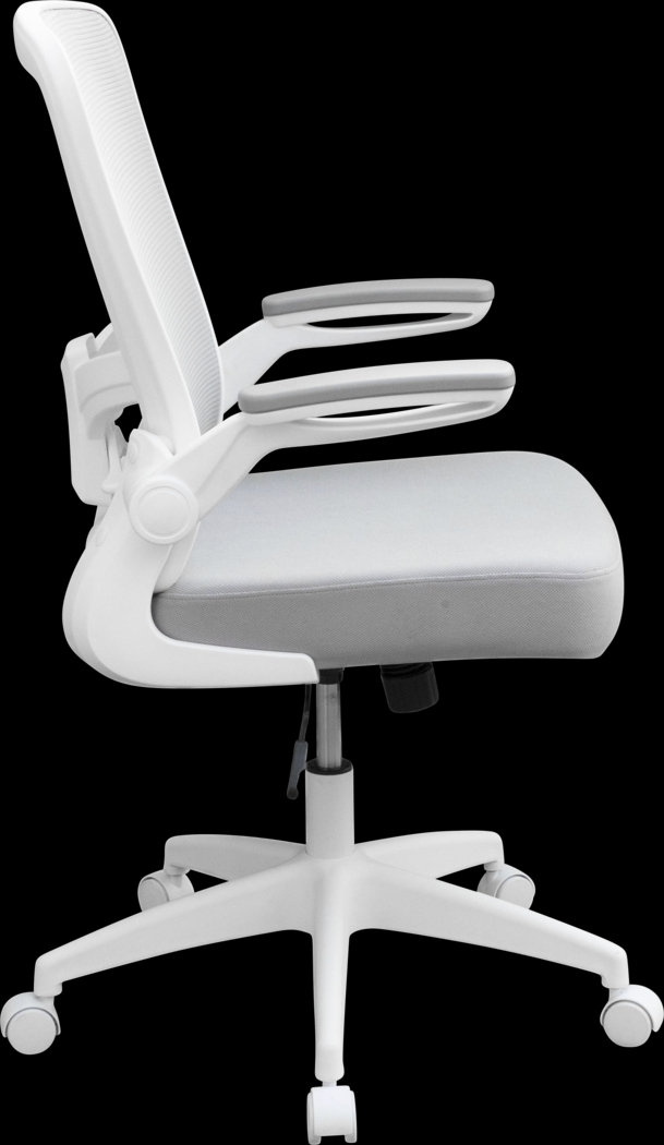 Danquah Gray Desk Chair - Thumbnail - Image 5
