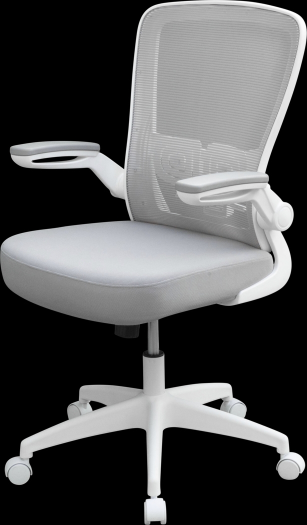 Danquah Gray Desk Chair - Thumbnail - Image 7