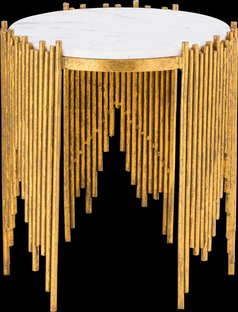 Dans White End Table - Thumbnail - Image 1