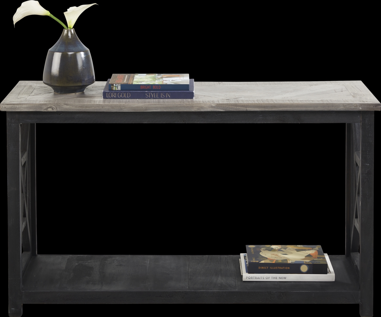 Danusa Black Sofa Table - Thumbnail - Image 2